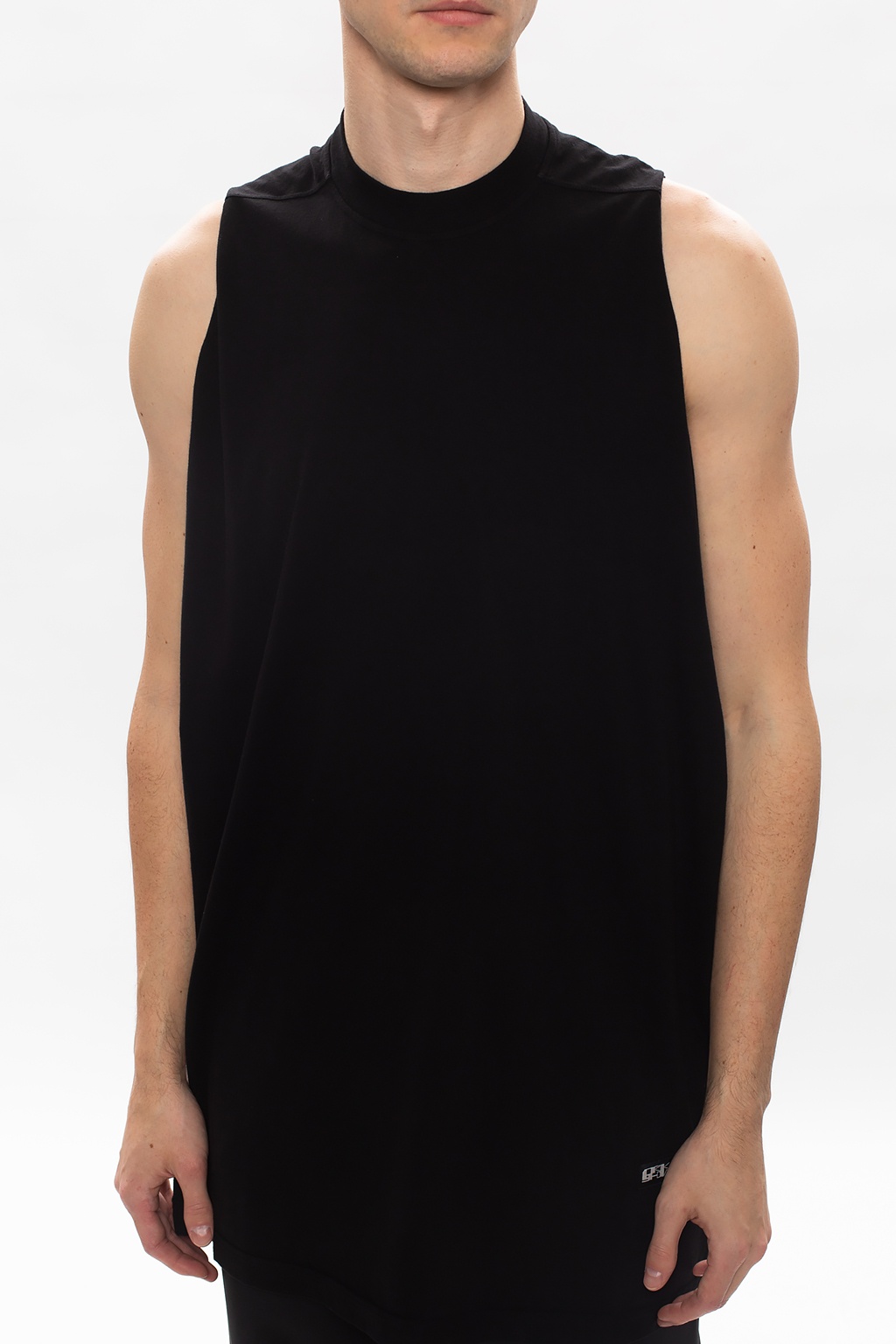 Rick Owens Strobe funnel neck puffer jacket Sleeveless T-shirt